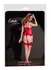 Cottelli Collection Stockings Skin/Red Classic Elegance, Size 2