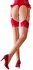 Cottelli Collection Stockings Skin/Red Classic Elegance, Size 2