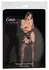 Cottelli Legwear String with Attached Stockings Lace S-L Black