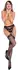 Cottelli Legwear String with Attached Stockings Lace S-L Black