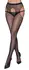 Cottelli Collection Sparkle Net Hulahopke sa Podvezicama S-L, Rhinestone, Crna