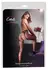 Cottelli Collection Fence Net Suspender Tights S/M with Red Lacing