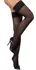 Cottelli Legware Flirt 3 Crne mrežaste držačice sa čipkanom ivicom 40 DEN