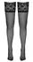 Cottelli Collection Hold-Up Stockings Floral Lace Top 20 Den Black