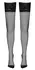 Cottelli Collection Hold-Up Stockings Seam & Cuban Heel 20 Denier Black M