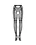 Obsessive S123 Mesh Tights S-L with Suspender Effect, Black