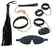 Bad Kitty Bondage Set Blue/Gold 6-Piece Adjustable Accessory Kit