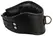 Bad Kitty Black Adjustable Collar with Metal D-Ring, Leather Look