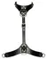 Bad Kitty Chest Harness S-L Adjustable Black Leather-Look with D-Rings