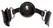 Bad Kitty Rose Ball Gag and Adjustable Handcuffs Set, 4 cm, Leather Look