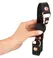 Bad Kitty Adjustable Black Silicone Gag with Plush Strap and Rose-Gold Accents