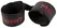 Bad Kitty Adjustable Soft Handcuffs with Strap - Black & Red Design