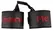 Bad Kitty Adjustable Soft Handcuffs with Strap - Black & Red Design