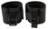 Bad Kitty Adjustable Soft Handcuffs with Strap - Black & Red Design