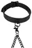 ZADO Vegan Leather-Look Adjustable Collar Set with Chains & Flogger