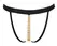 Bad Kitty L/XL Matte Black Chain-Strap Intimate String