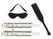 Bad Kitty Glow Fetish Set - Blindfold, Adjustable Cuffs & Paddle