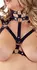 Bad Kitty Adjustable Soft Bondage Set S/M Black with Metal Studs