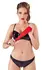 Bad Kitty Red/Black Paddle 32 cm - Stitched, Padded, Polyurethane