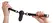 You2Toys Silikonska Comfort Gag Lopta sa Anatomskim Oblikom, Crna, Podesiva