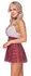 Cottelli Costumes Karirani mini set haljine sa podesivim naramenicama S