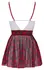 Cottelli Costumes Karirani mini set haljine sa podesivim naramenicama S