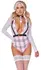 Cottelli Costumes Školski set M - Karirani bodi i kragna