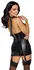 Cottelli Costumes Dominatrix haljina XL Crna mat izgled podesiva