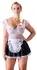 Cottelli Collection Maid Dress S Crno-Bela Podesiva Čipka