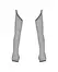 Obsessive Elegant Mesh Arm Sleeves Black XL/2XL Extra Long