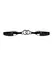Obsessive Glandez Adjustable Handcuffs Black Polyamide-Spandex