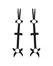 Obsessive Armares Strappy Black Arm Sleeves, Adjustable, Above Elbow