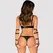 Obsessive Armares Strappy Black Arm Sleeves, Adjustable, Above Elbow