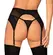 Obsessive Chic Amoria Garter Belt Black XS/S Adjustable Design