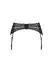 Obsessive Medilla Garter Belt Black XS/S - Sheer Tulle & Lace