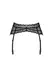 Obsessive Medilla Black Suspender Belt M/L - Adjustable, Sheer Lace
