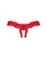 Obsessive Amor Cherris Red Lace Thong S/M with Decorative Detail