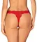Obsessive Amor Cherris Red Lace Thong S/M Elegant Detail