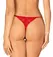 Obsessive Ingridia Crotchless Lace Thong Red XS/S Decorative Detail