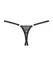 Obsessive Meshlove Thong Black S/M - Lace, Open Crotch, Multistretch