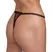 Cottelli Lingerie čipkani tanga S/M sa uklonjivim bisernim lancem, Crna-Roze