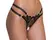 Cottelli Lingerie Tregeri sa otvorenim dizajnom od čipke od umetnih trepavica S/M, Crna