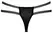 Cottelli Lingerie Tregeri sa otvorenim dizajnom od čipke od umetnih trepavica S/M, Crna
