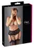 Cottelli Collection Pearls 4XL Lace Pearl Garter Panty Black