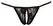 Cottelli Collection Floral Lace Crotchless String Black S-L
