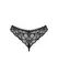Obsessive Serafia Women’s Lace Thong XL/2XL Black Floral Design