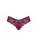 Obsessive Rosenty Lace Panties Black/Rose Gold M/L Soft Comfort Fit