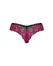 Obsessive Rosenty Lace Panties Black/Rose Gold M/L Soft Comfort Fit