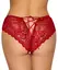 Cottelli LINGERIE crvene čipkane gaćice otvorenog međunožja L sa satenskom trakom