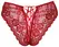 Cottelli LINGERIE crvene čipkane gaćice otvorenog međunožja L sa satenskom trakom